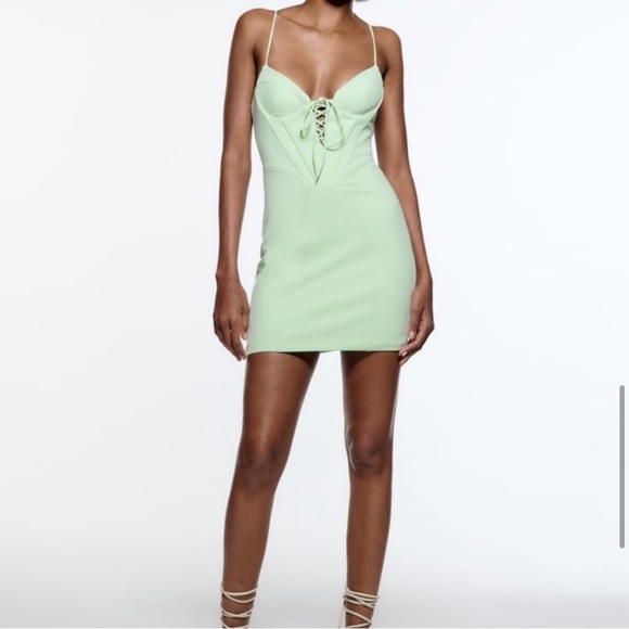 Zara Dresses & Skirts - ZARA corset style dress